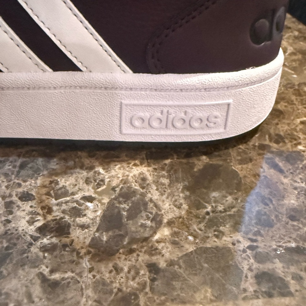 adidas. Womens Hoops 3.0 Mid Trainers Womens. Shadow Maroon. Size 11. - Picture 7 of 12